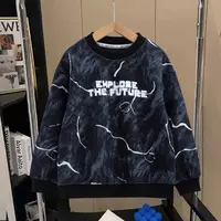 【加绒/不加绒】秋冬新款儿童卫衣中大童百搭印花上衣男女童外套潮