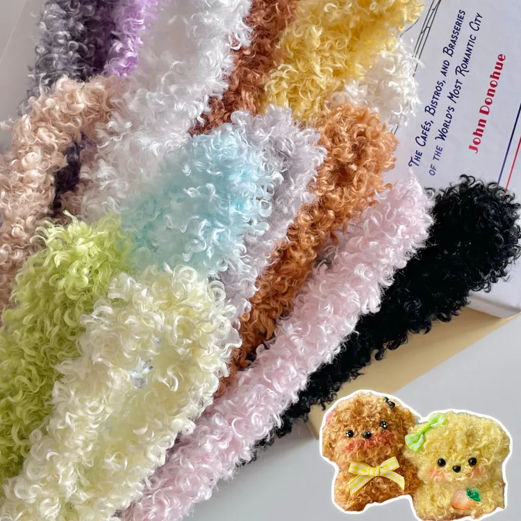 20mm超密超粗卷毛扭扭棒diy小狗材料包