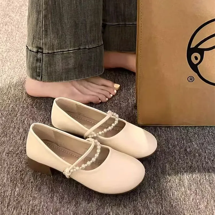 晚晚风温柔鞋平底单鞋女2025新款夏季玛丽珍鞋子配裙子软底孕妇鞋