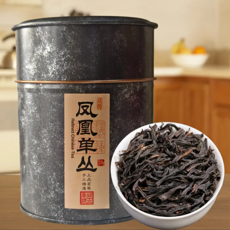 潮州凤凰单丛茶蜜兰香浓香型茶叶高山单枞乌龙茶高端送礼罐装
