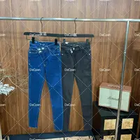 DACPAN-“双生”斜腰头3扣小脚牛仔裤  2025/盼· YP395