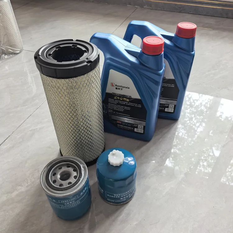 杭叉合力龙工正品发动机保养套装柴机油机滤空滤柴滤油水分离器