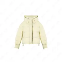 2025冬季新款90绒羽绒服连帽泡芙短款小个子面包服5519