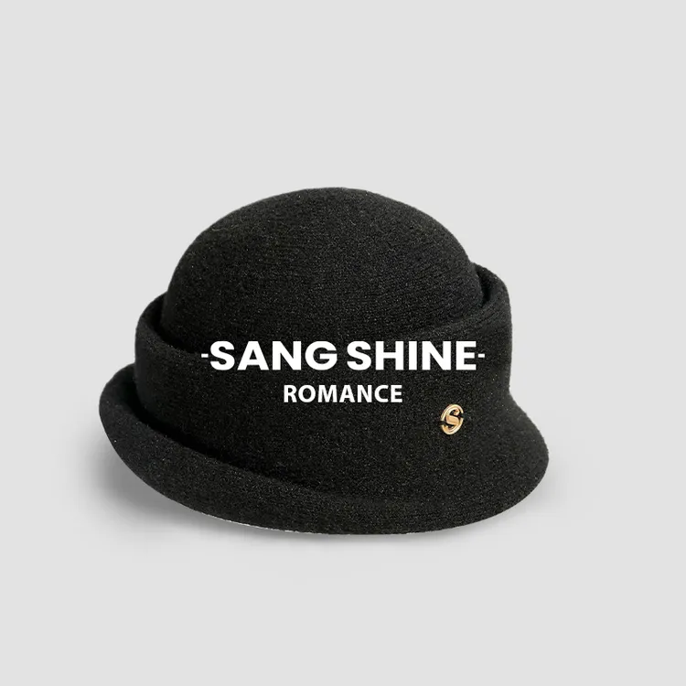 【罗曼史】羊毛盆帽30%羊毛百搭礼帽气质优雅秋冬立体千金风帽子