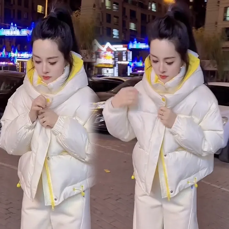 2025秋冬新款时尚显瘦气质网红高档洋气女高级百搭宽松大码棉服潮