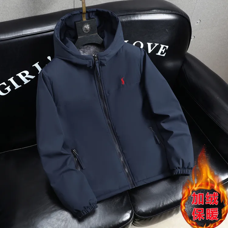 秋冬新款棉衣男加绒外套百搭潮流休闲加厚冲锋衣棉服休闲保暖棉袄