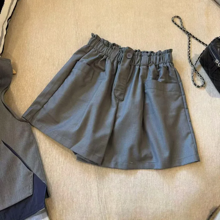 米可/MK-2234LJ【高腰花苞阔腿短裤】时尚休闲百搭夏季新款短裤