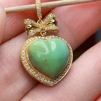 绿松石珠宝奇石18K金镶嵌