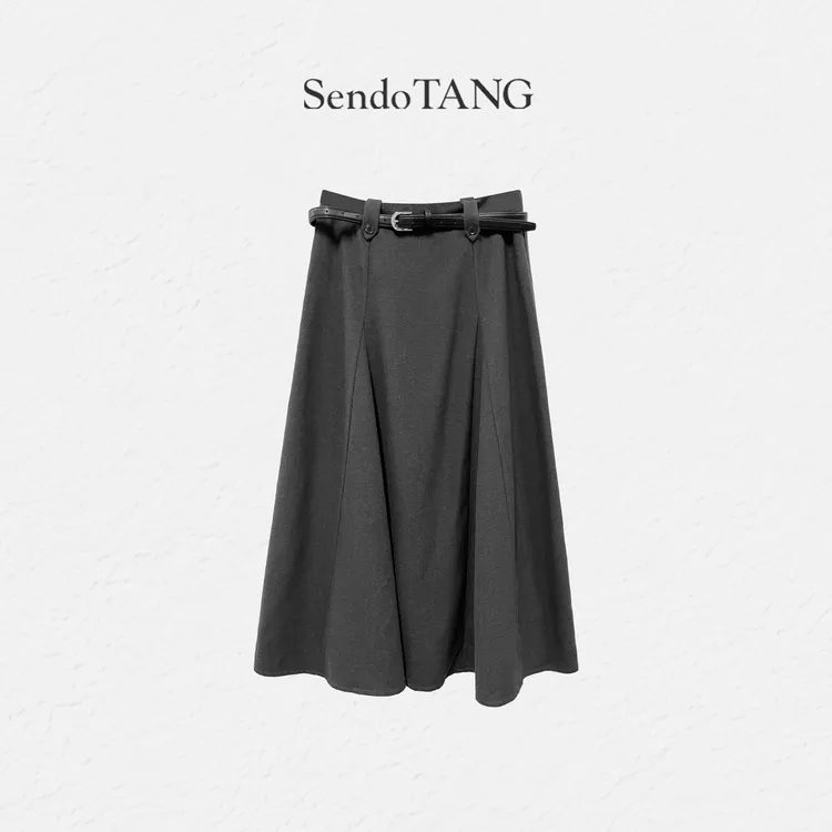 通勤显瘦高腰半身裙【爱不完】胖多大码女装新款高级感气质百搭裙