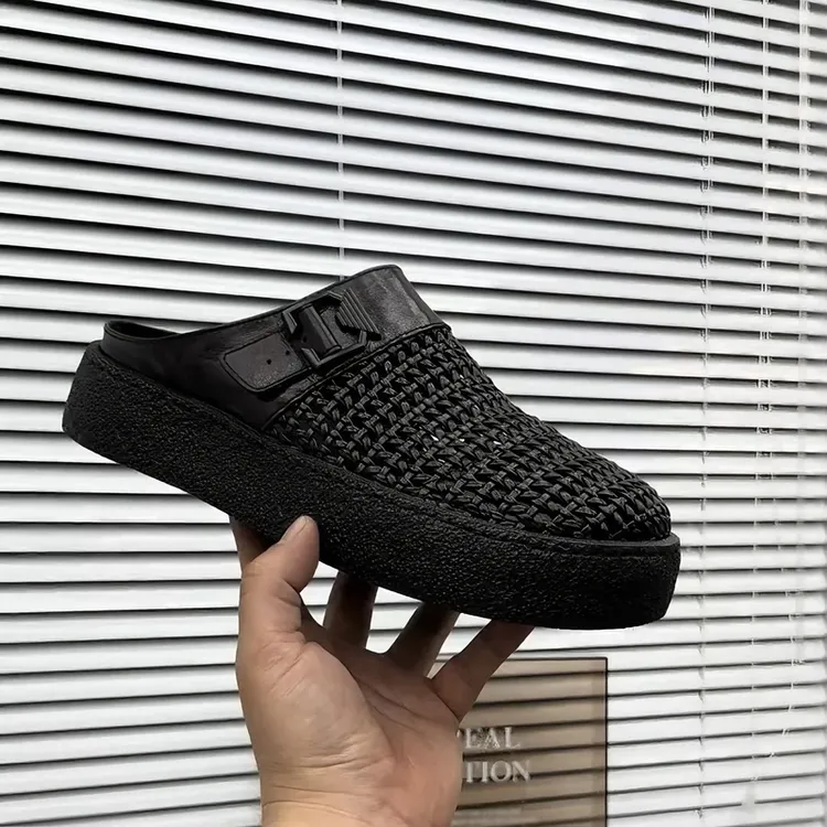 夏季男士勃肯鞋透气时尚厚底拖鞋高品质男款一脚蹬轻便外穿包头拖