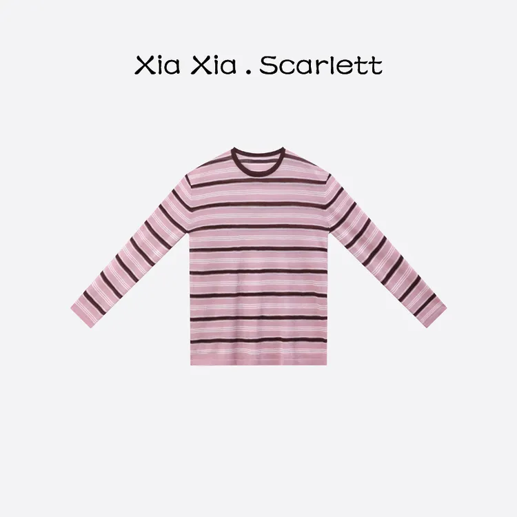 【薄款条纹】防晒长袖T恤女爆款夏季宽松防晒罩衫薄纱上衣女 XX