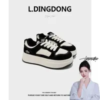 【刘叮咚女鞋】厚底百搭时尚休闲小白鞋韩版秋季板鞋子增高户外女鞋