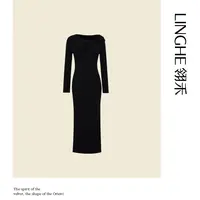 【可可专属】翎禾LINGHE-「星汉灿烂」长袖不规则领型针织
