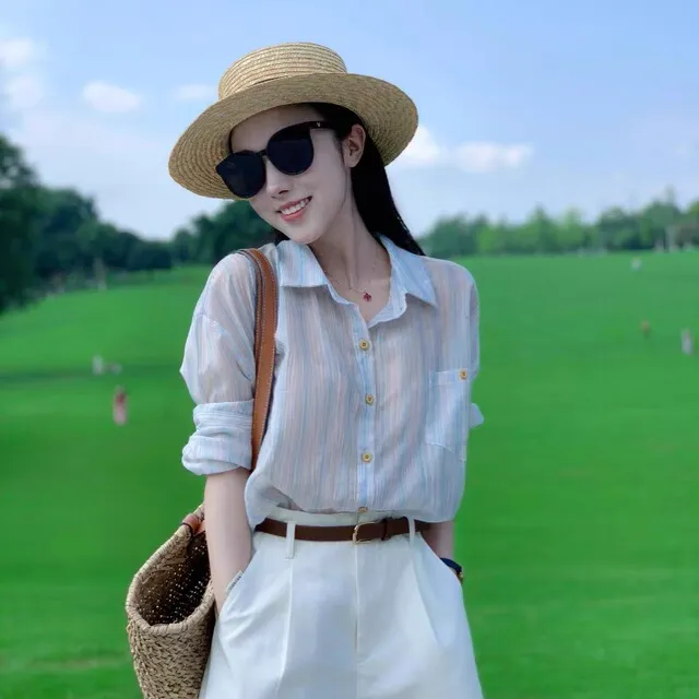 夏装搭配一整套盐系轻熟穿搭时尚韩系通勤气质职业衬衫短裤套装女