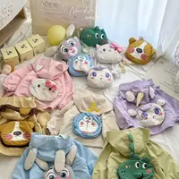 奶哈春秋装新款韩版宝宝双面穿卡通外套儿童春季小童保暖上衣开衫