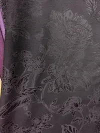 黑牡丹 四经绞箩布料