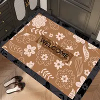 A021【50*80cm】硅藻泥入户门垫喜庆玄关厨房浴室防滑免洗地毯地垫