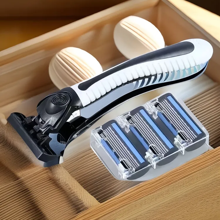 【新店活动】男士刮胡刀手动六层剃须刀片老式剃须刀片通用七层刀架