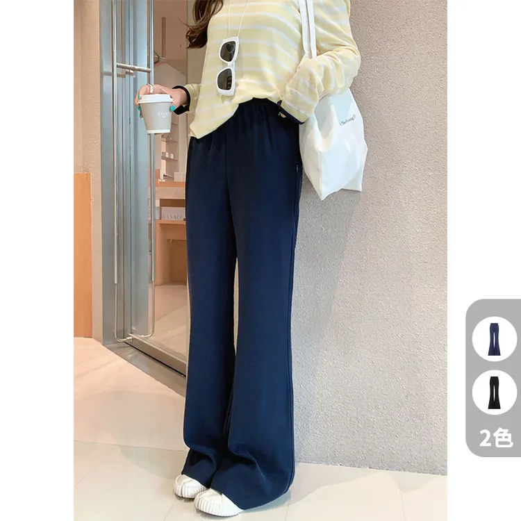 A美洋MEIYANG 鱼尾喇叭裤 进口复合纱_弹力复古微喇【大50】-周二