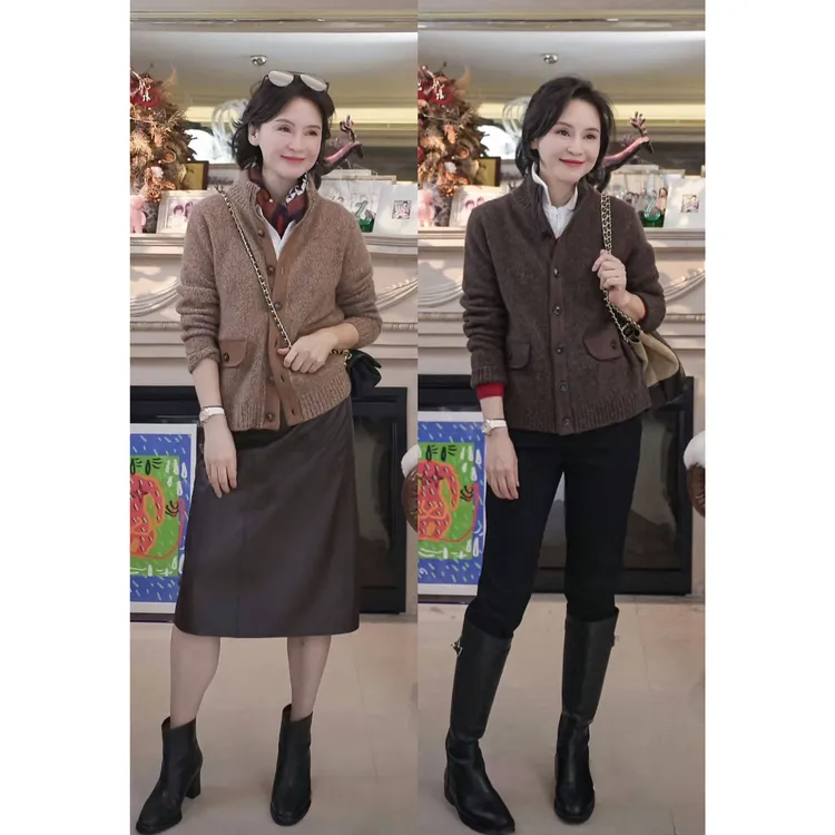 我是摩羯 暖暖冬日 意大利LP100羊绒德国STOLL机秋冬针织衫毛衣