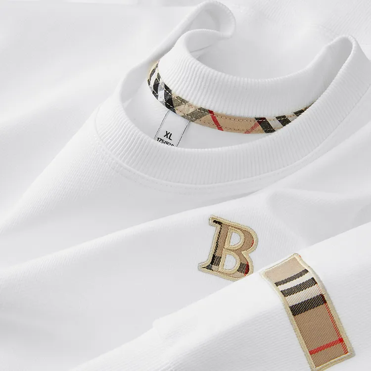 费韦戈摩高端卫衣男2025新款百搭刺绣休闲爆款圆领宽松长袖上衣