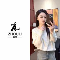 妯娌甄选【烫钻毛衣】冬季加厚新款韩系洋气设计感重工烫钻时尚毛衣