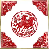 立体植绒窗花玻璃门贴纸静电贴2026过年贴画春节氛围布置窗贴