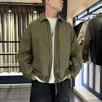 KP-X立体解构拼接夹克秋季户外假两件翻领设计款时尚男士宽松外套