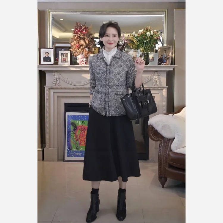 我是摩羯 D*or小姐 棉日本岛精提花百搭秋冬上衣外套