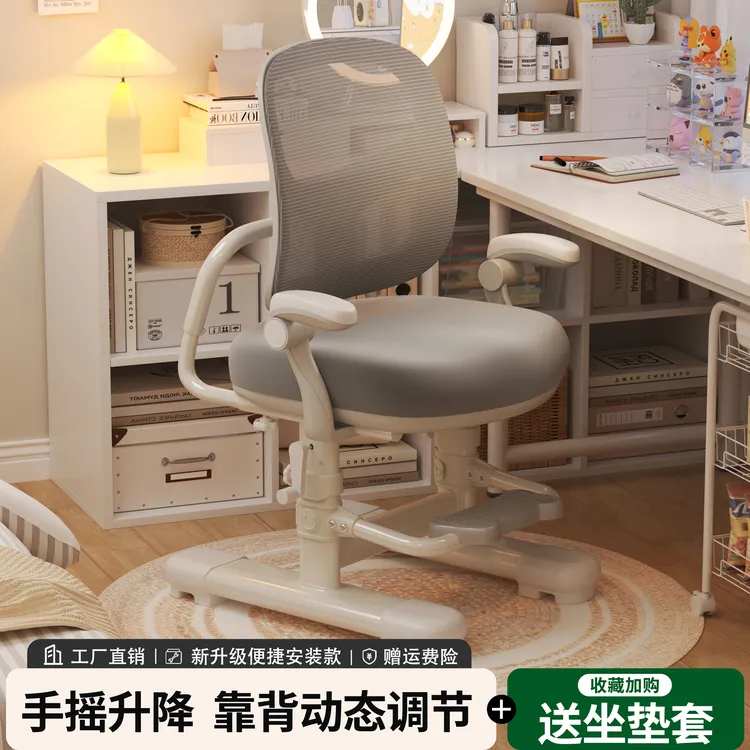 领坚儿童学习椅可升降调节矫正坐姿小学生家用书桌椅专用写字椅子