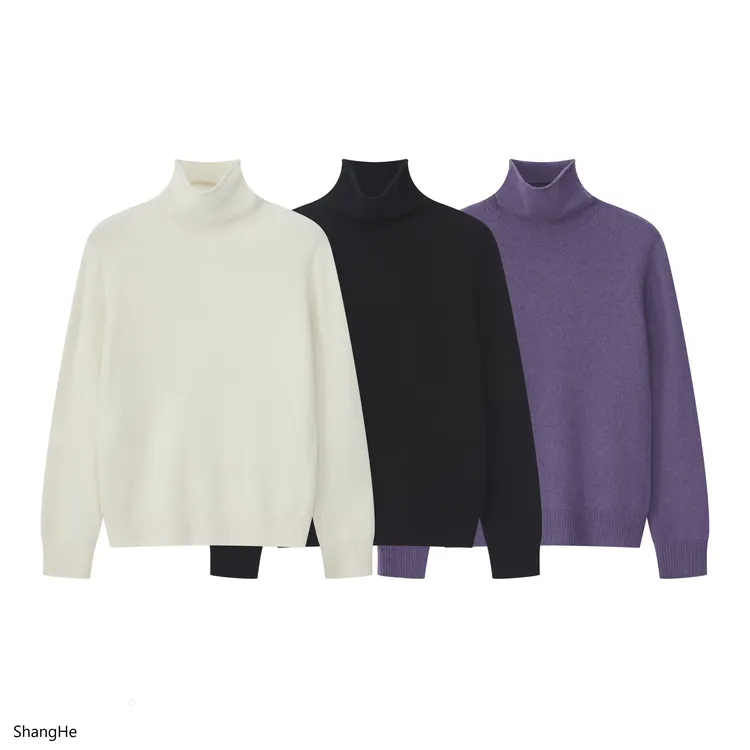 [ShangHe0001]100%羊毛羊毛针织打底衫
