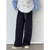 女童卫裤2025秋季新款韩版宽松垂感显瘦百搭休闲裤K53G7021