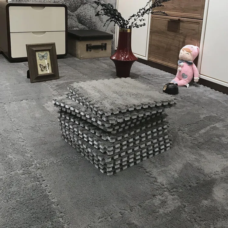 地毯地垫客厅可拼接毛绒卧室床边阳台飘窗房间全铺大面积自由裁剪