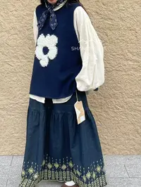 叨叨推荐款#SCS#9638#牛仔半裙 FL