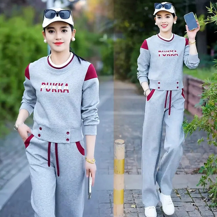 爆款运动套装跳舞中年妈妈新款时尚广场舞蹈中老年洋气春秋两件套