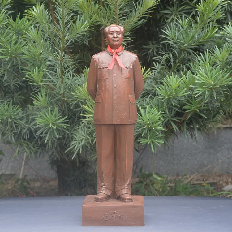韶兴旺毛主席像客厅摆件摆台主席全身纯黄铜伟人雕像北戴河站像