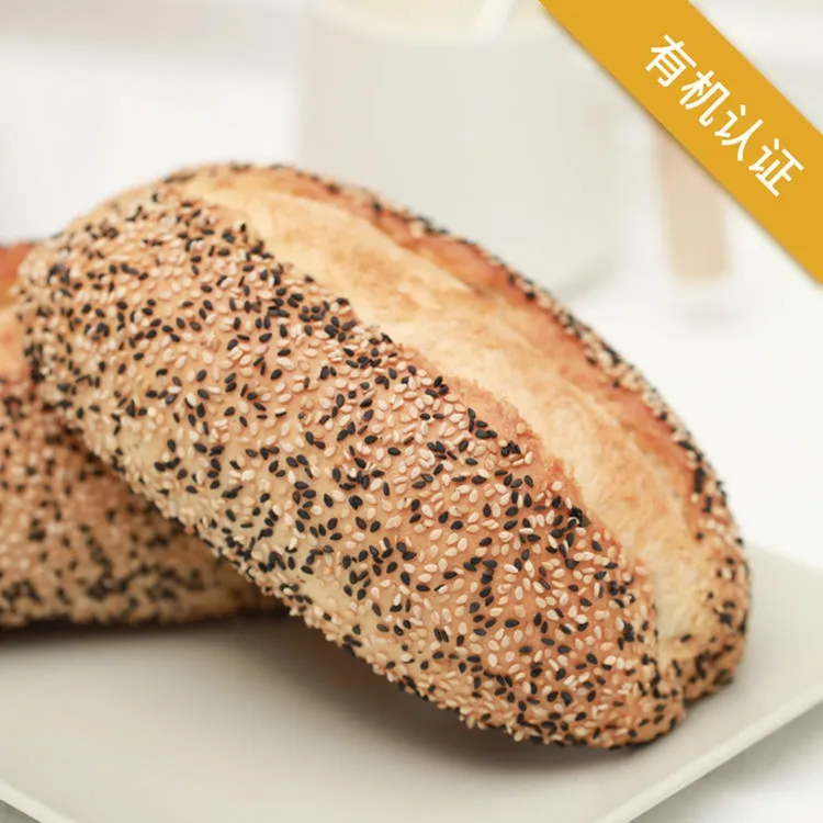 良壤有机芝麻软法面包三个组合