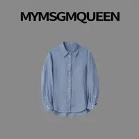 衬衫“风吹半夏”清新亚麻长袖衬衫