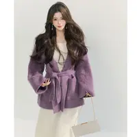 GUIDI GUDI【星黛梦】秋冬慵懒氛围感休闲外套/黄加蓝
