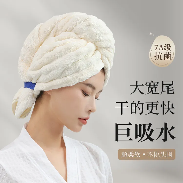 干发帽女超强吸水速干浴帽加厚加大干发巾2025新款包头巾网红同款