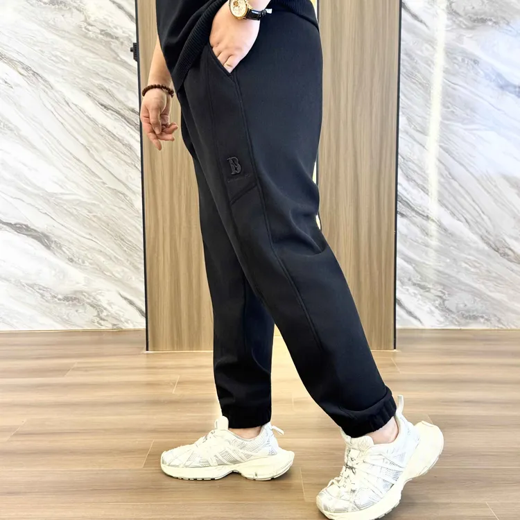 （加绒）大码男装冬季简约百搭时尚潮流条绒休闲裤25333