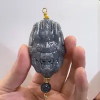 翡翠吊坠(赠链)未镶嵌代编织