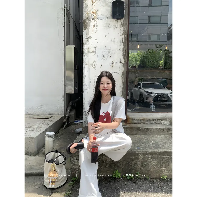 知葵微胖定制【花花密语】夏季韩系减龄印花宽松大版T恤12253T8933