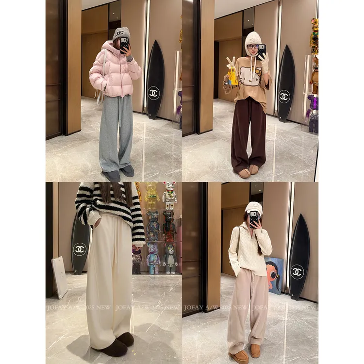 【CHASINGLIGHT】韩风诺糯糯裤 加绒加厚休闲百搭宽松秋款款 K1726