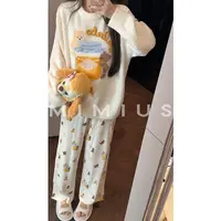 【mimius】U 冬季软绵绵保暖蜂蜜小熊家居服套装 WG09070