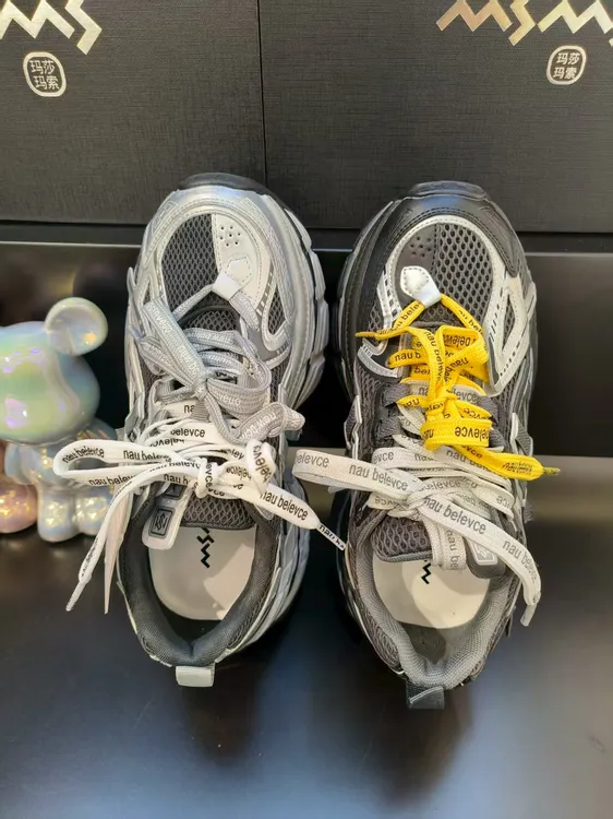 【玛莎玛索】57-192秋季新款网面透气双带厚底休闲鞋老爹鞋