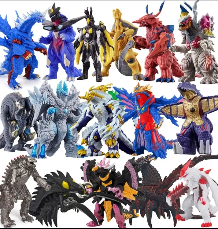 奥特大型怪兽软胶玩具模型人偶合集玛伽大蛇终极贝利亚