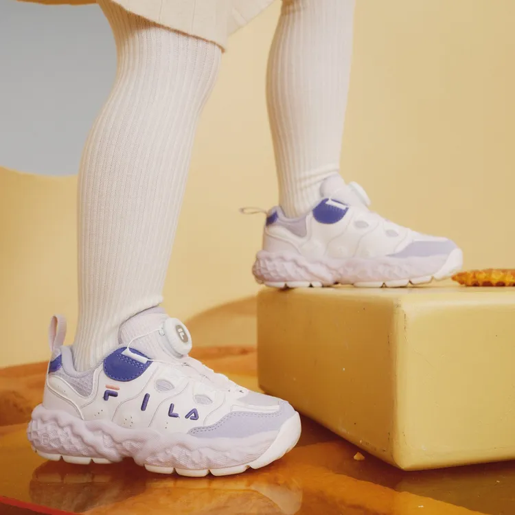 【斐乐儿童松饼鞋】25年秋冬季新款时尚小童经典篮球鞋K14B541203