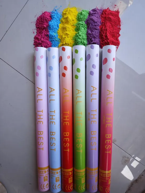 婚庆彩色烟雾礼花户外婚礼礼花阻燃条彩色烟雾礼花筒室外专用