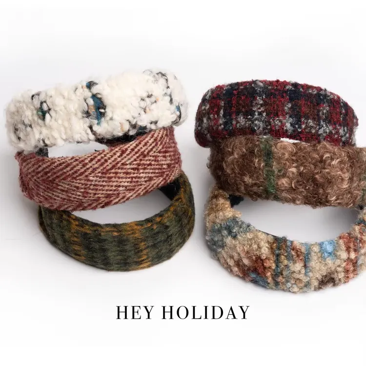 秋冬宽版发箍甜美少女气质网红百搭复古法式简约宽边发饰头箍温柔